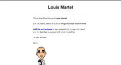 Desktop Screenshot of louismartel.com