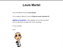 Tablet Screenshot of louismartel.com